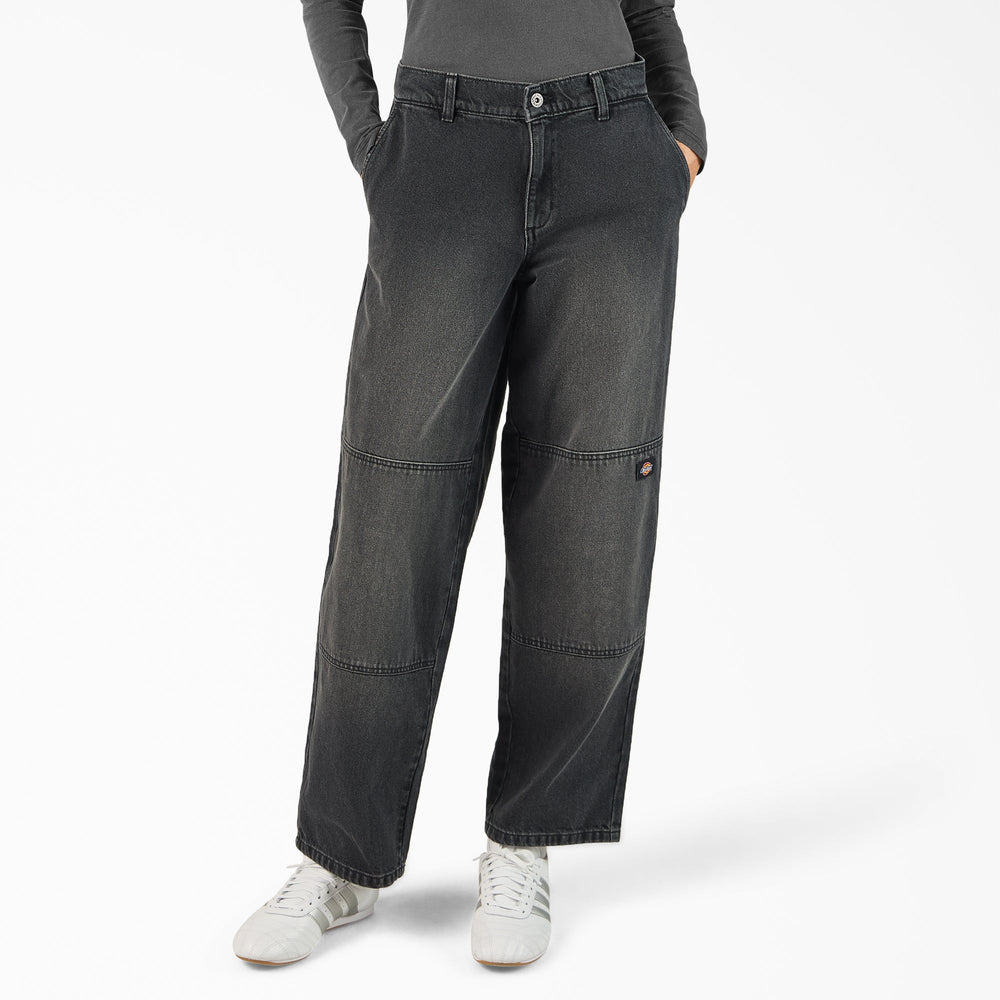 Women’s Loose Fit Double Knee Jeans-Women|Dickies
