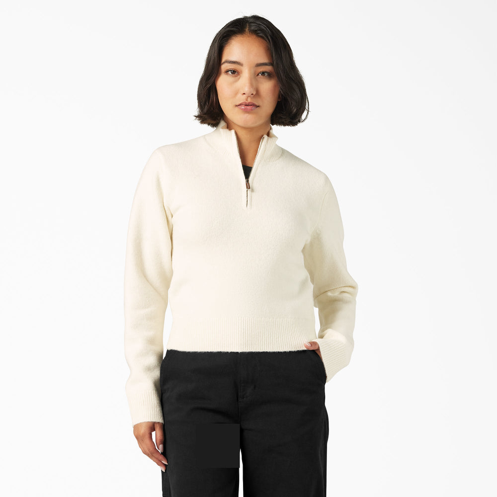 Women’s Ruston Quarter Zip Sweater-Women|Dickies