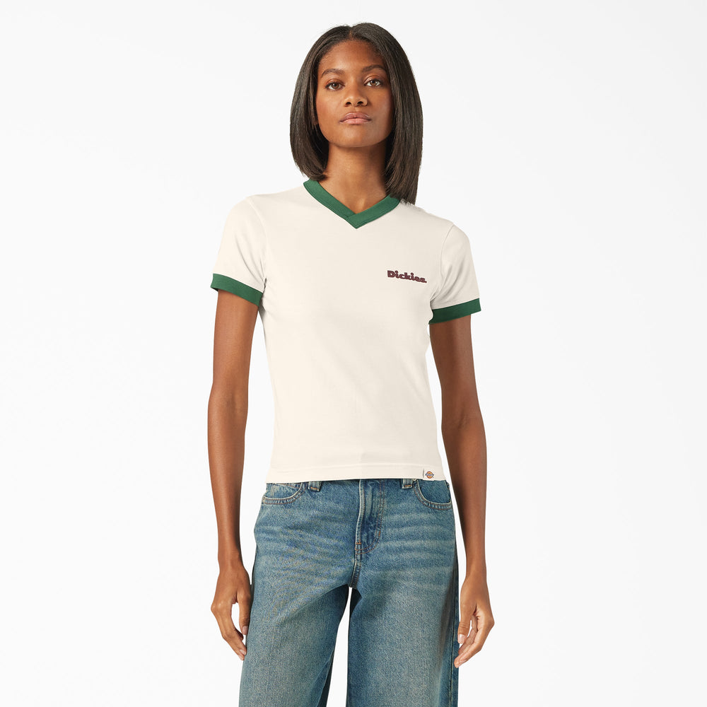 Women’s Slayden Ringer Tee-Sale|Dickies
