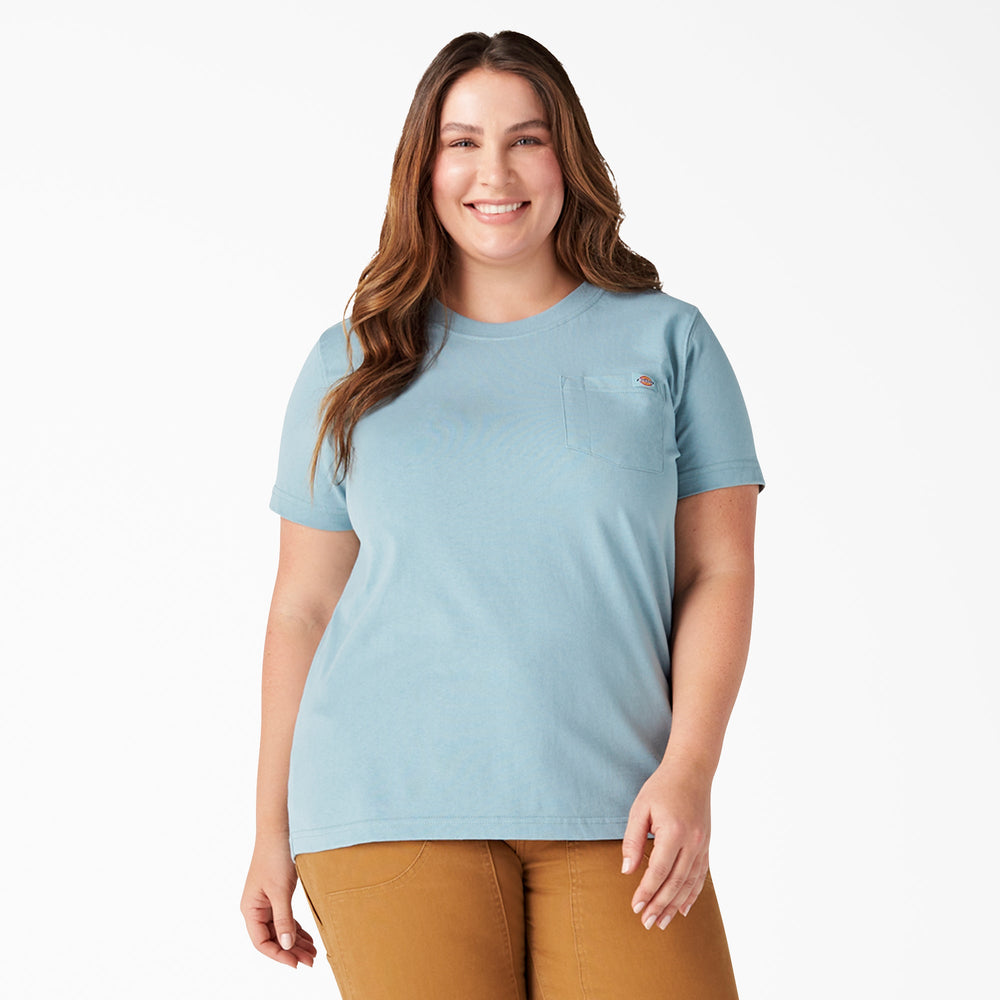 Women's Plus Heavyweight Short Sleeve Pocket T-Shirt-Women|Dickies