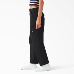 Women's Relaxed Fit Cropped Cargo Pants-Women|Dickies