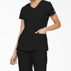 Women's EDS Signature V-Neck Scrub Top-Women|Scrubs|Dickies