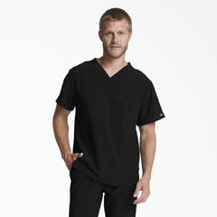 Men's EDS Essentials Tuckable V-Neck Scrub Top-Men|Scrubs|Dickies