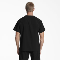 Men's EDS Essentials Tuckable V-Neck Scrub Top-Men|Scrubs|Dickies