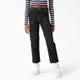 Women's Skinny Fit Cuffed Cargo Pants-Women|Dickies
