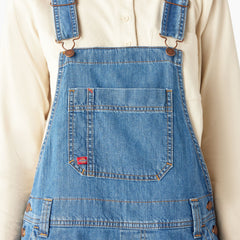 Women's Relaxed Fit Bib Shortalls, 7"-Women|Dickies