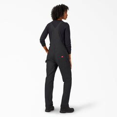 Women's Straight Fit Duck Double Front Bib Overalls-Women|Dickies