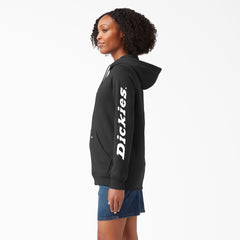 Women's Water Repellent Sleeve Logo Hoodie-Women|Dickies