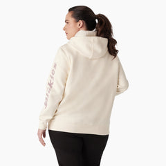 Women's Plus Water Repellent Sleeve Logo Hoodie-Women|Dickies