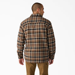 Water Repellent Fleece-Lined Flannel Shirt Jacket-Men|Sale|Dickies