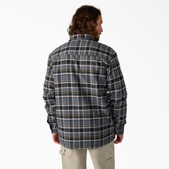 Water Repellent Fleece-Lined Flannel Shirt Jacket-Men|Sale|Dickies