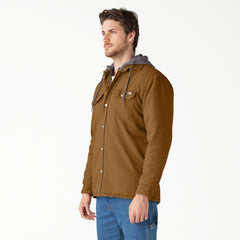 Water Repellent Duck Hooded Shirt Jacket-Sale|Dickies