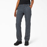 Women's FLEX Relaxed Fit Hickory Stripe Carpenter Pants-Women|Dickies