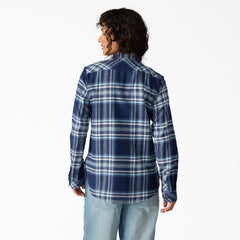 Women's Plaid Flannel Long Sleeve Shirt-Sale|Dickies