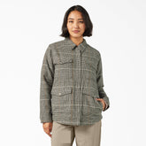 Women’s Fleece Lined Flannel Chore Coat-Women|Dickies