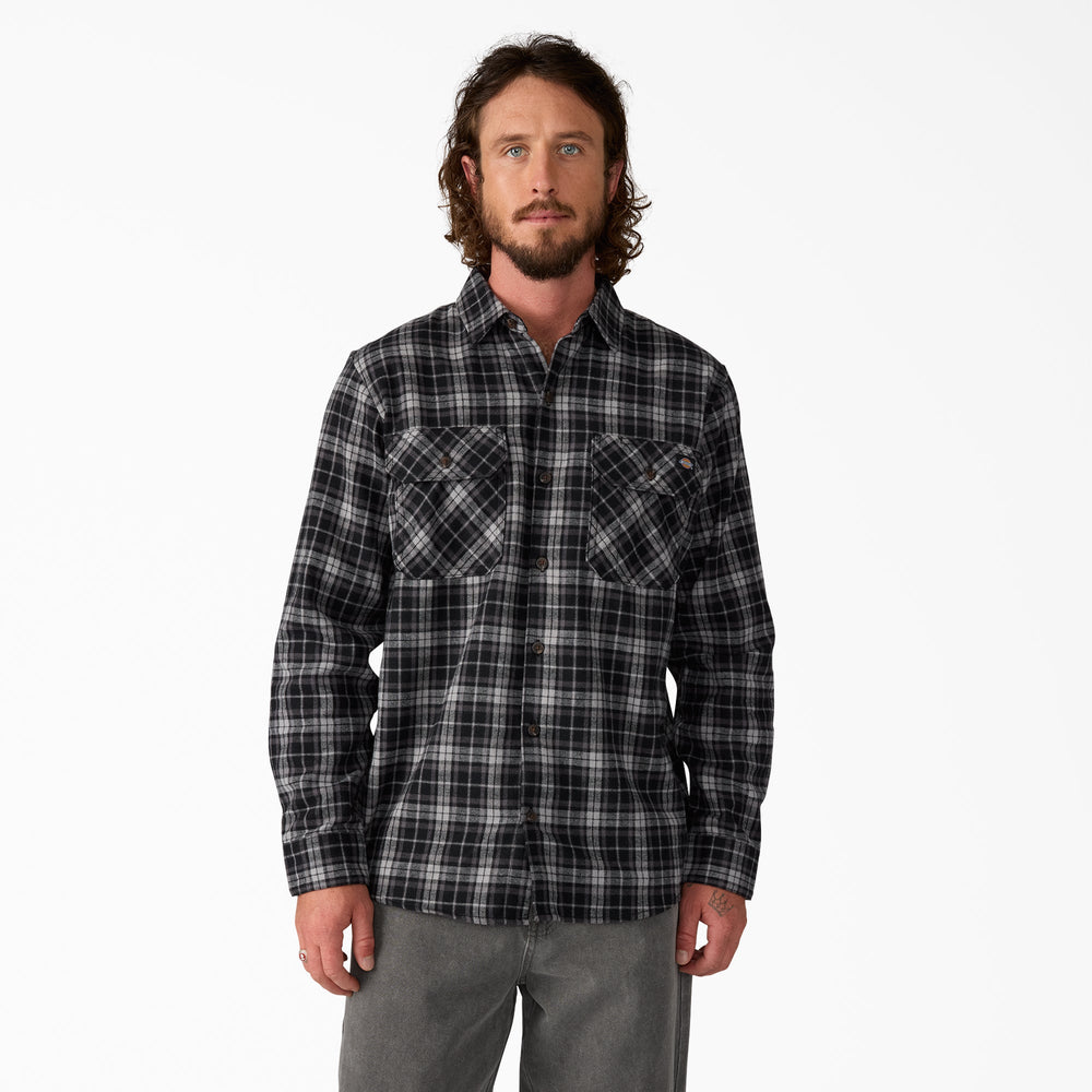 Long Sleeve Flannel Work Shirt-Men|Dickies