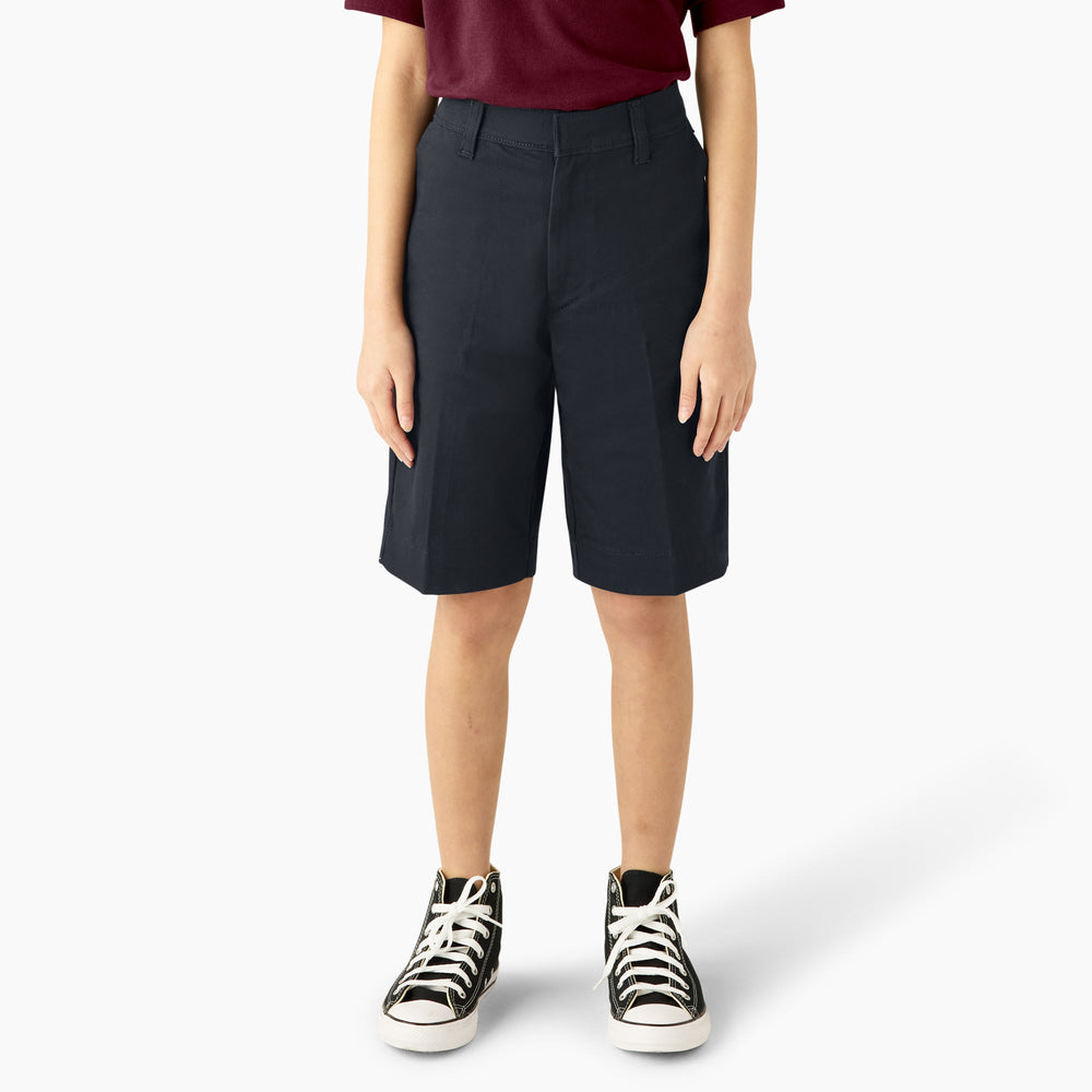 Girls' Classic Fit Bermuda Shorts, 4-20-Kids|Dickies