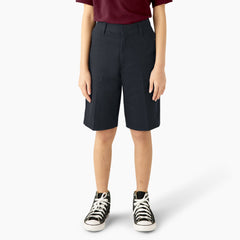 Girls' Classic Fit Bermuda Shorts, 4-20-Kids|Dickies