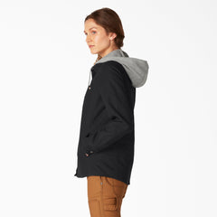 Women's Duck Hooded Shirt Jacket-Women|Dickies