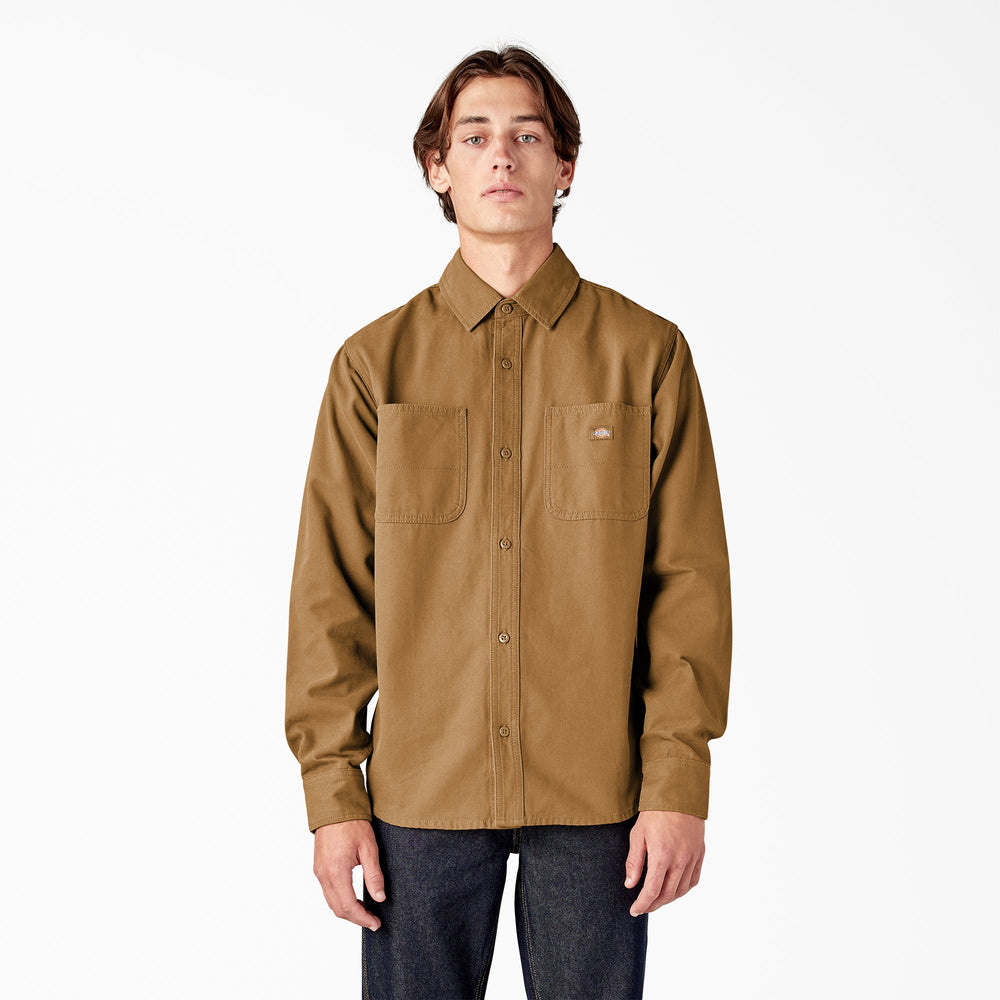 Duck Canvas Long Sleeve Utility Shirt-Sale|Dickies