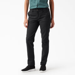 Women's Plus Mid Rise Skinny Leg Pants-Women|Dickies