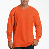 Heavyweight Neon Long Sleeve Pocket T-Shirt-Men|Dickies