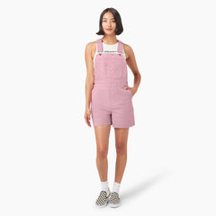 Women's Duck Canvas Bib Shortalls, 4"-Sale|Dickies