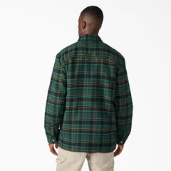 Water Repellent Fleece-Lined Flannel Shirt Jacket-Men|Sale|Dickies