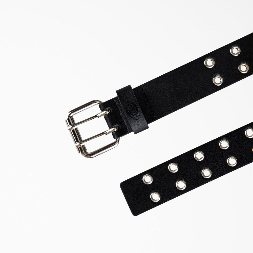 Women's Leather Double Grommet Belt-Men|Women|Dickies