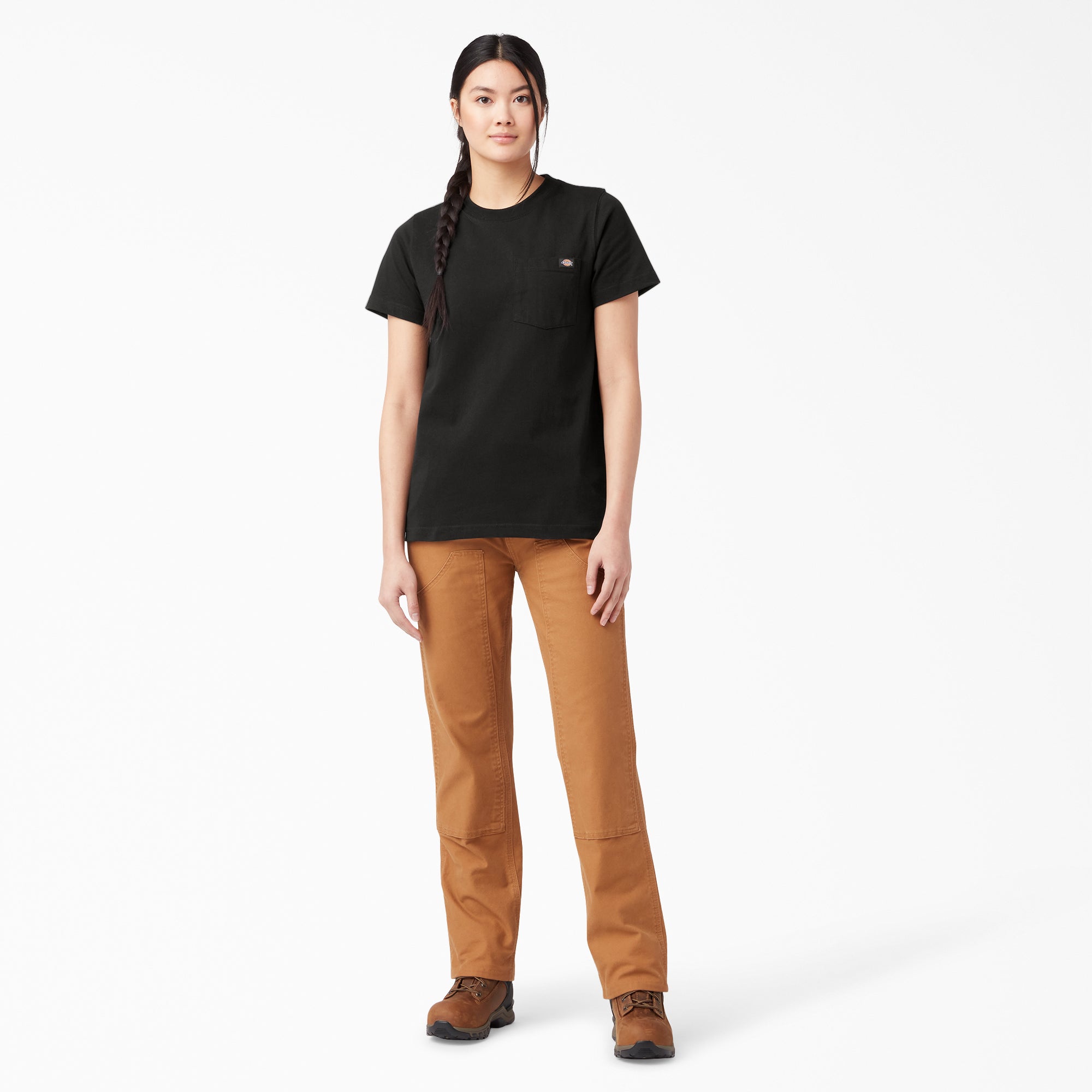 Women's Heavyweight Short Sleeve Pocket T-Shirt-Women|Dickies