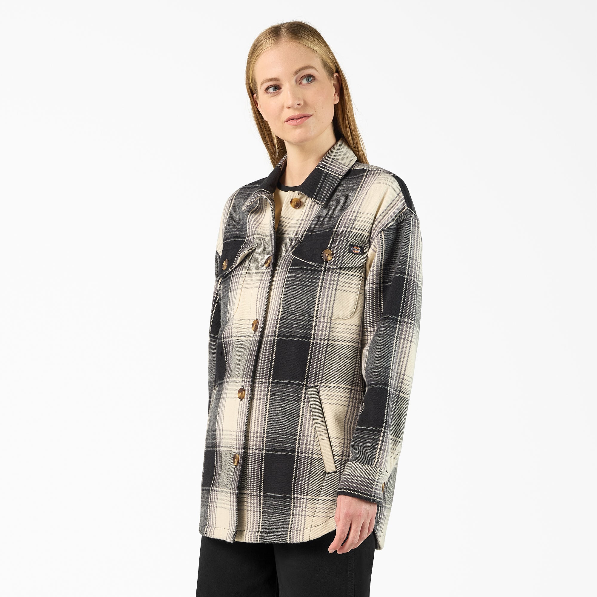Women's Flannel Shacket-Sale|Dickies