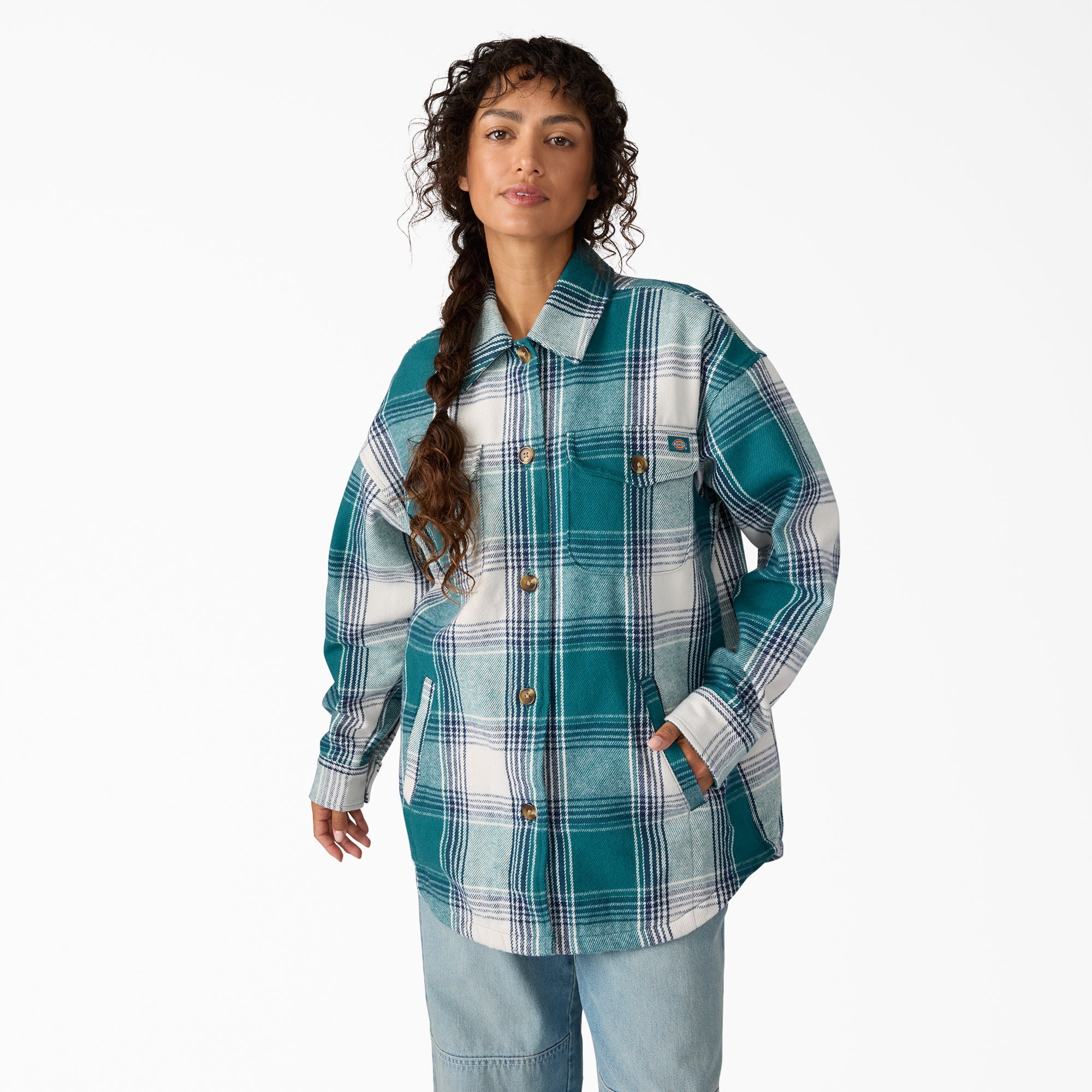 Women's Flannel Shacket-Women|Dickies
