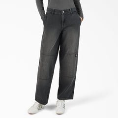 Women’s Loose Fit Double Knee Jeans-Women|Dickies
