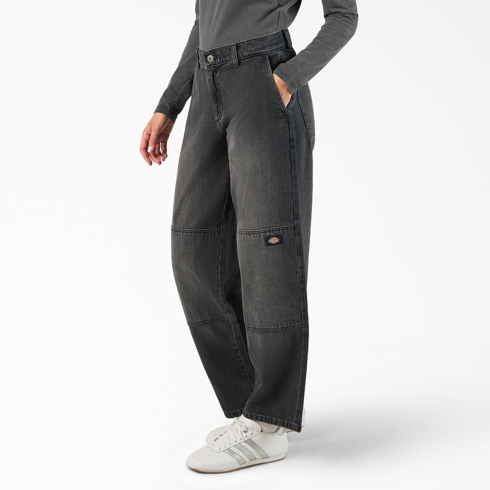 Women’s Loose Fit Double Knee Jeans-Women|Dickies
