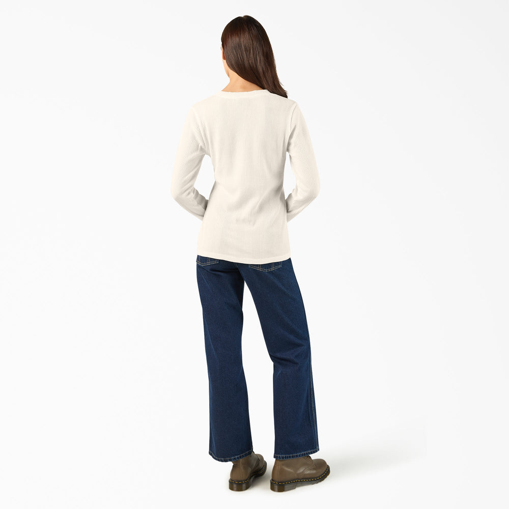Women’s Crewneck Henley Shirt-Women|Dickies