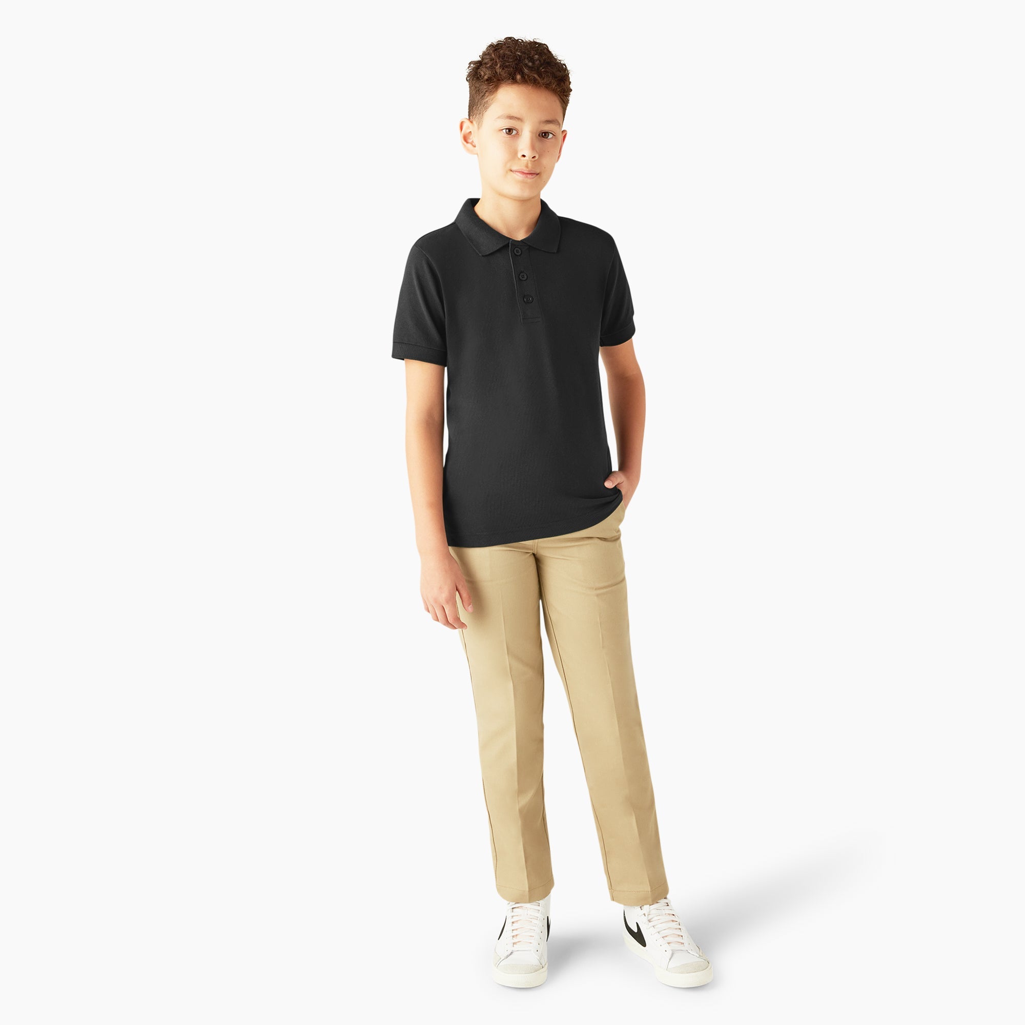 Kids' Piqué Short Sleeve Polo-Kids|Dickies