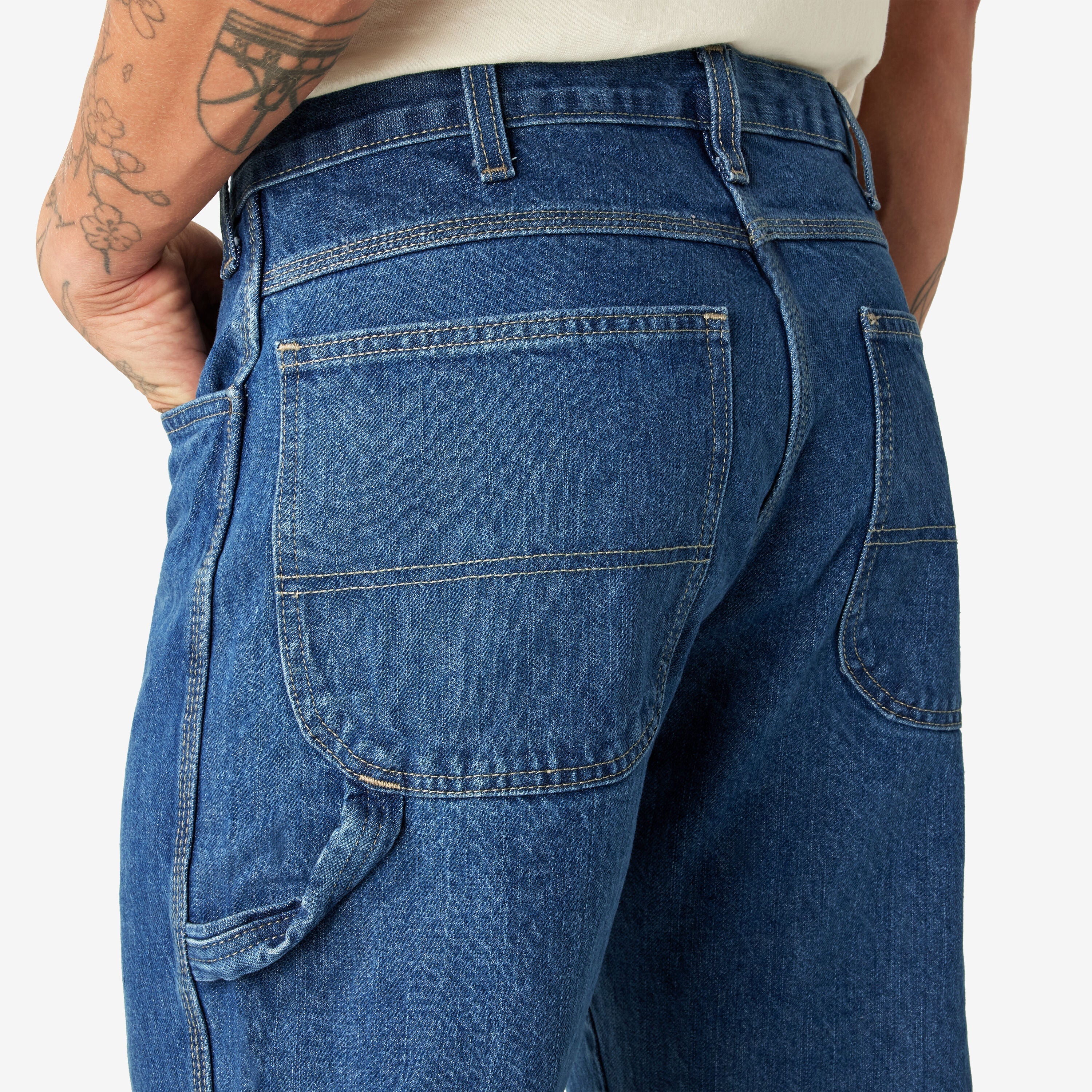 Relaxed Fit Heavyweight Carpenter Jeans-Men|Dickies