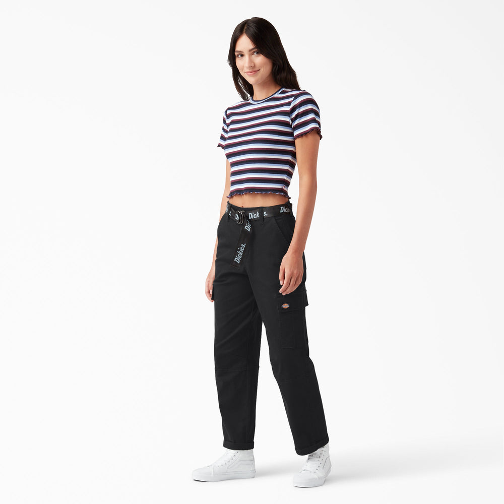 Women's Relaxed Fit Cropped Cargo Pants-Women|Dickies