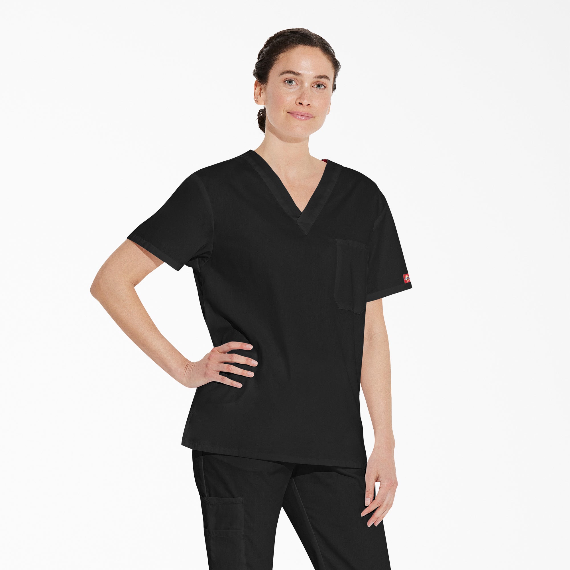 Unisex EDS Signature V-Neck Scrub Top-Men|Scrubs|Women|Dickies