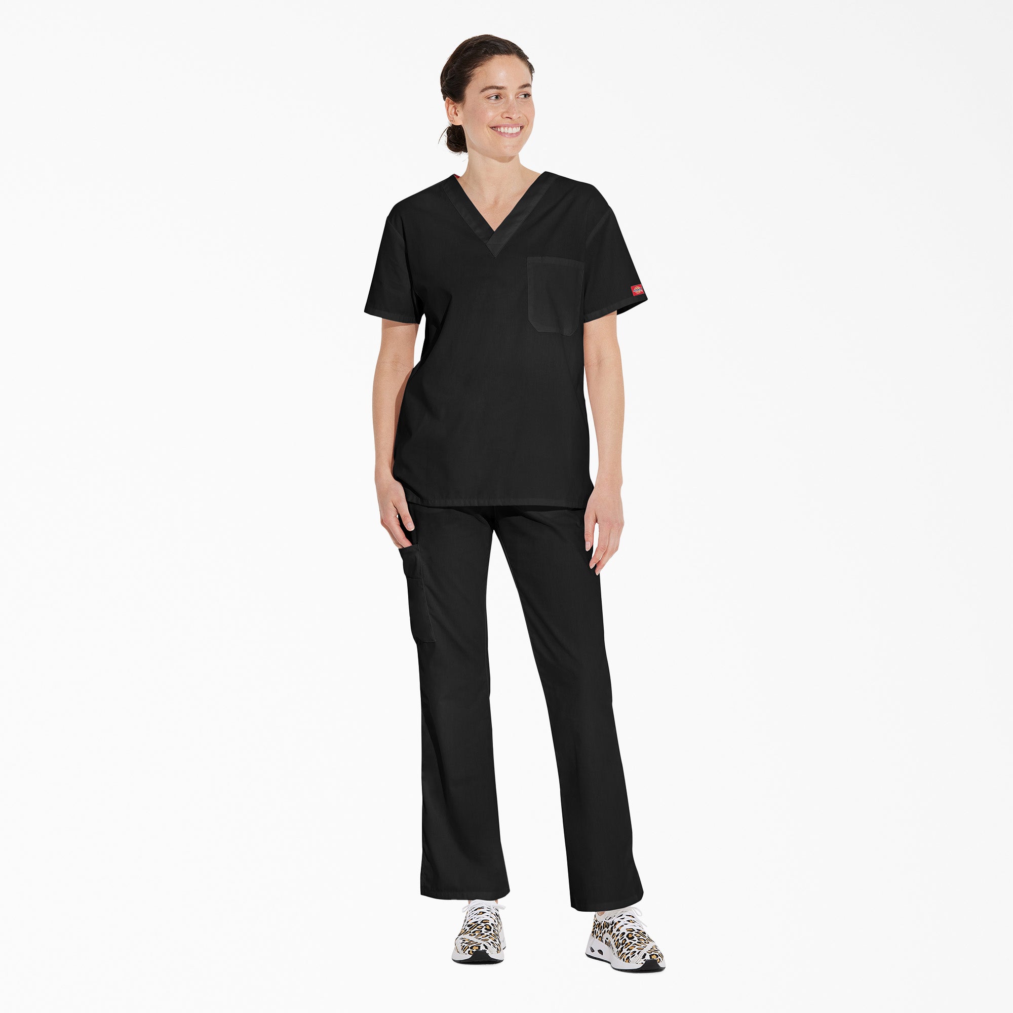 Unisex EDS Signature V-Neck Scrub Top-Men|Scrubs|Women|Dickies