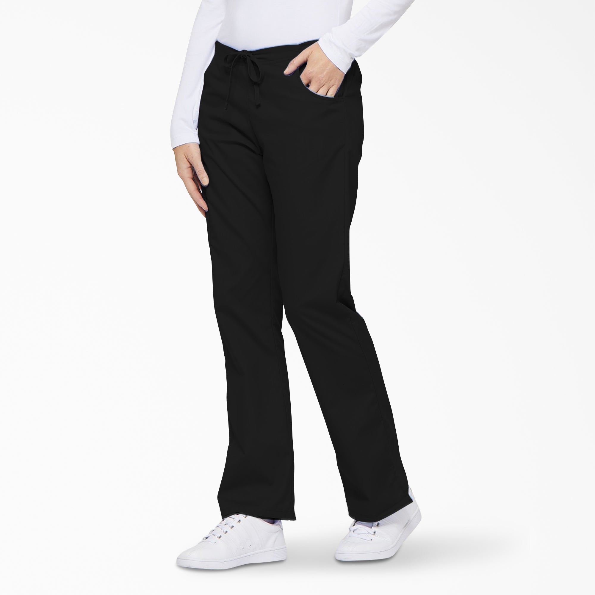 Women's EDS Signature Drawstring Cargo Scrub Pants-Women|Scrubs|Dickies