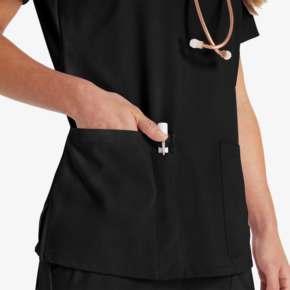 Women's EDS Essentials V-Neck Scrub Top-Women|Scrubs|Dickies