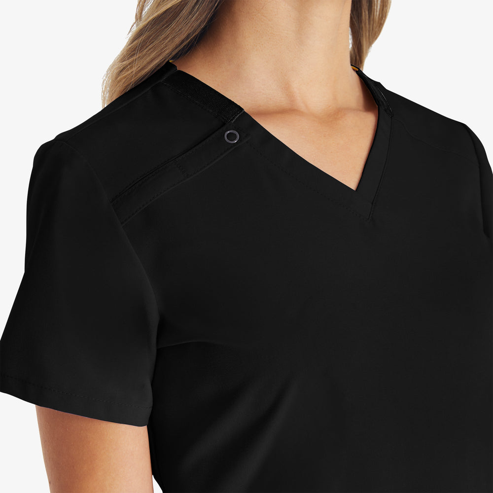 Women's EDS Essentials V-Neck Scrub Top-Women|Scrubs|Dickies