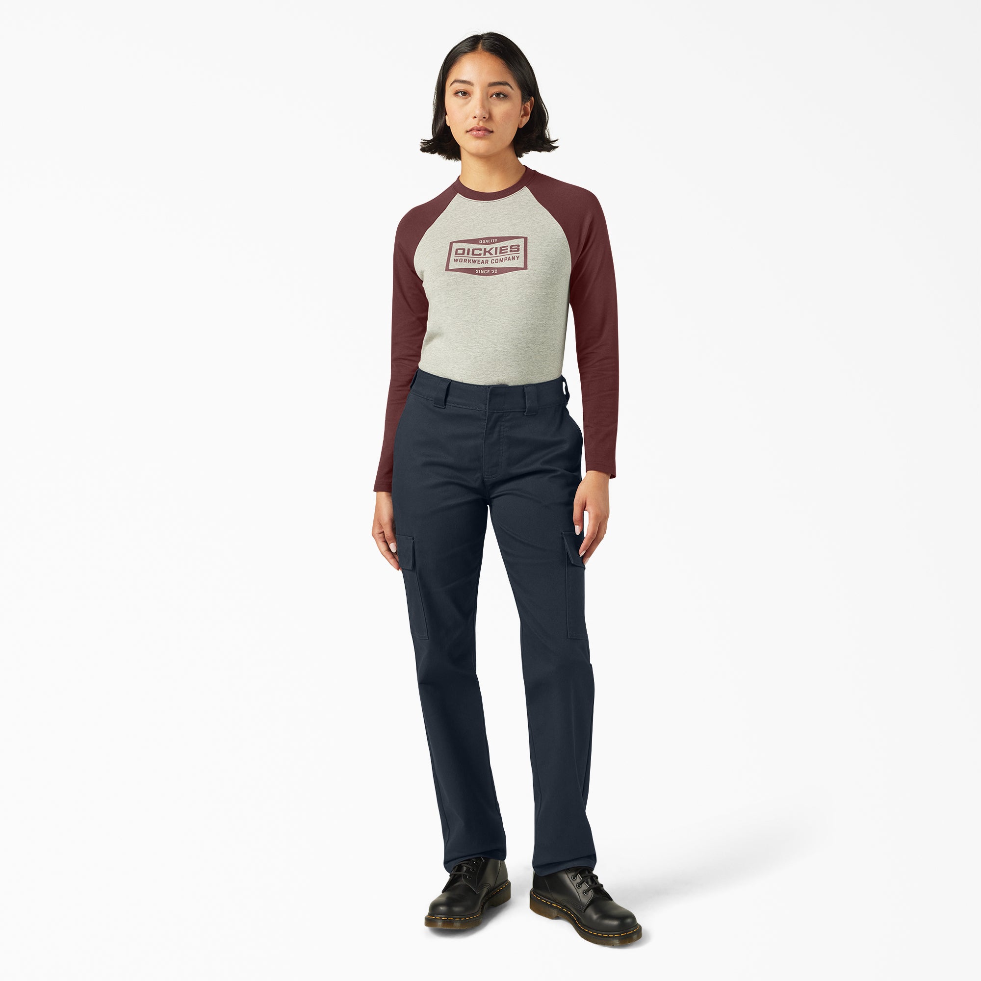 Women's Super Flex Straight Leg Cargo Pants-Women|Dickies
