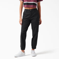 Women's High Rise Fit Cargo Jogger Pants-Women|Dickies