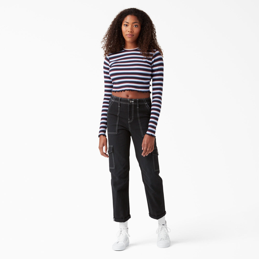 Women's Skinny Fit Cuffed Cargo Pants-Women|Dickies