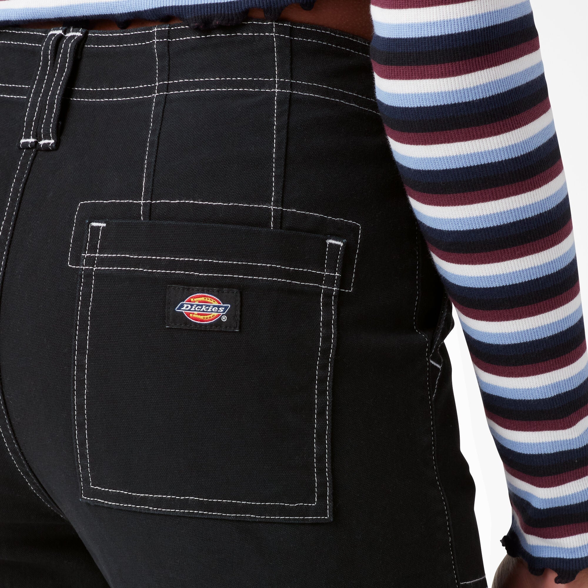 Women's Skinny Fit Cuffed Cargo Pants-Women|Dickies