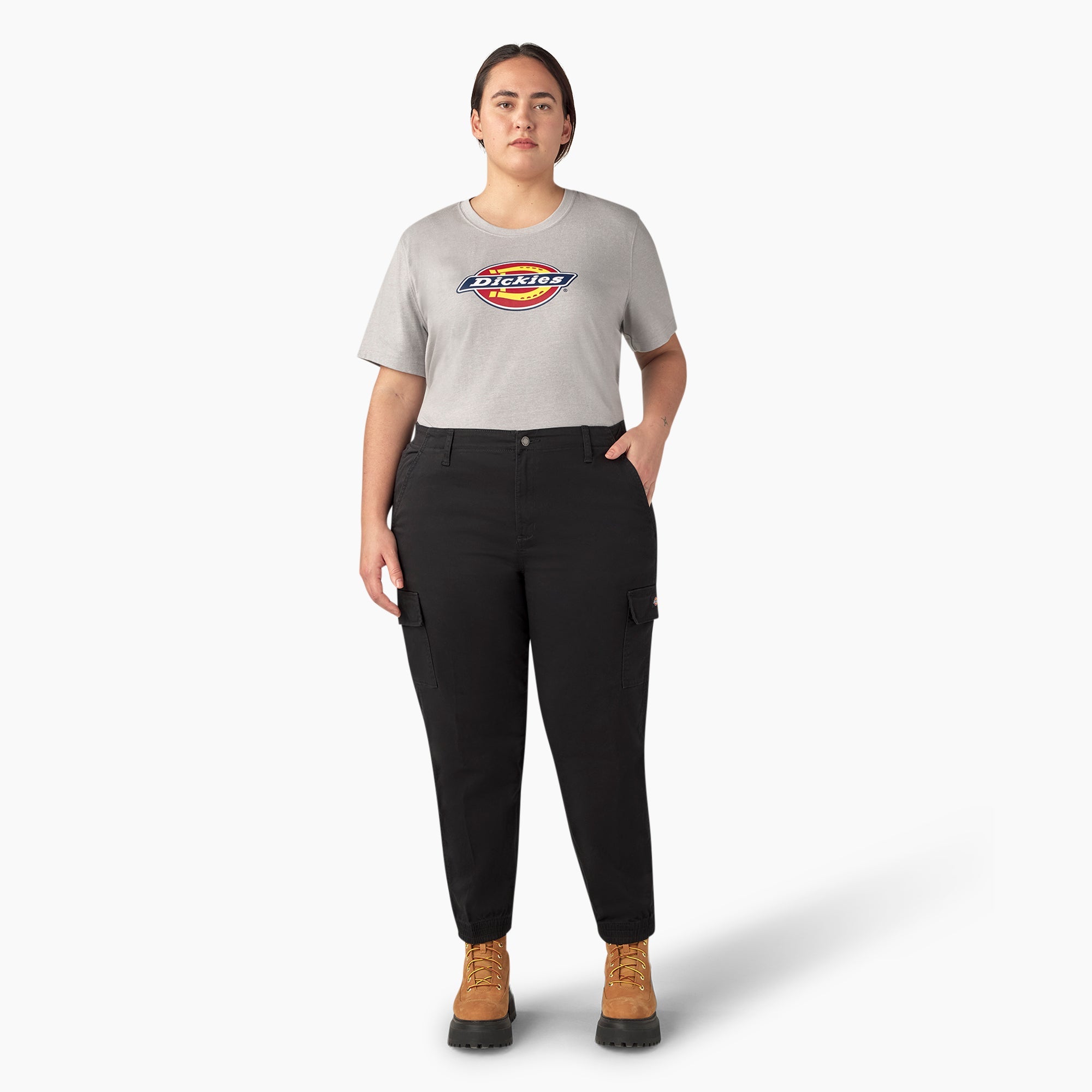 Women's Plus High Rise Fit Cargo Pants-Women|Dickies