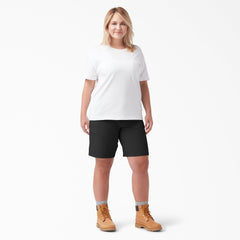 Women's Plus Cooling Relaxed Fit Shorts, 9"-Women|Dickies