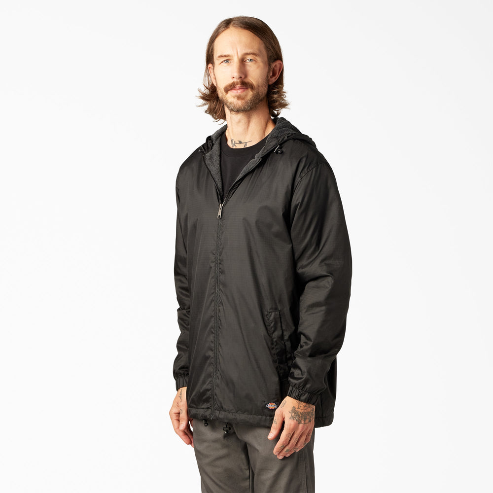 Fleece Lined Nylon Hooded Jacket-Men|Dickies